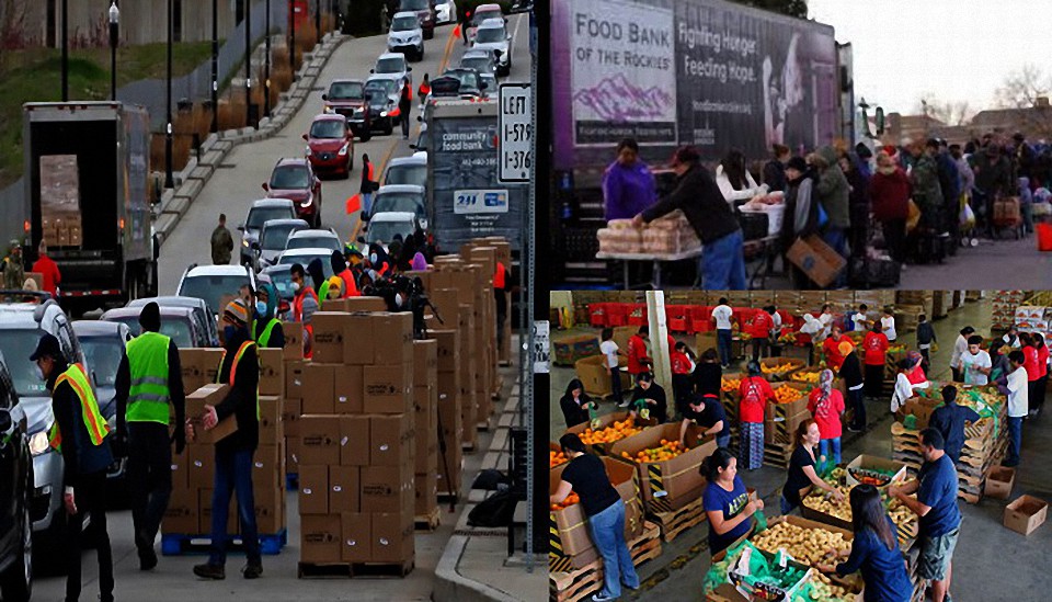 «La gente pasará hambre»: los efectos de la pandemia podrían dejar a 54 millones de estadounidenses sin comida