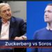 Zuckerberg desafía a Soros y apoya a Trump