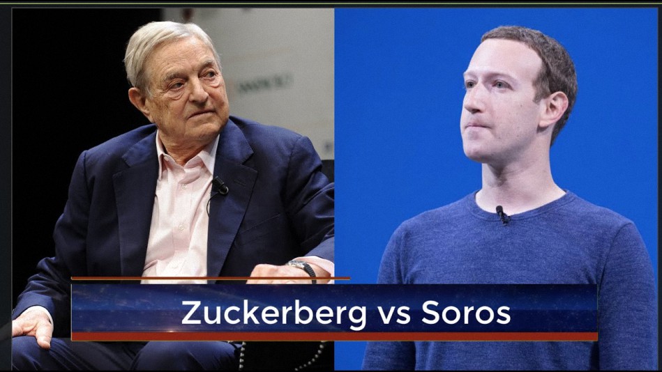 Zuckerberg desafía a Soros y apoya a Trump