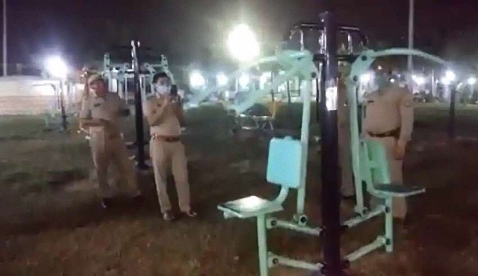 La policía india investiga una máquina de gimnasio embrujada que se mueve por sí sola