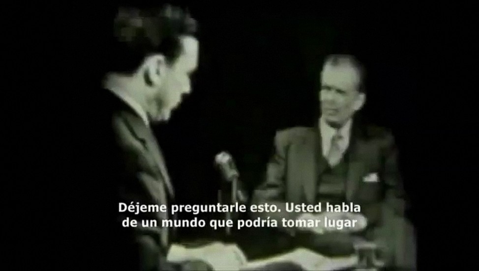 La dictadura científica, Entrevista a Aldous Huxley