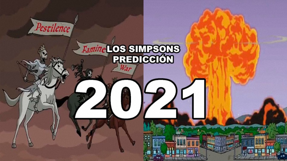 La siniestra predicción de Los Simpsons en enero y abril de 2021