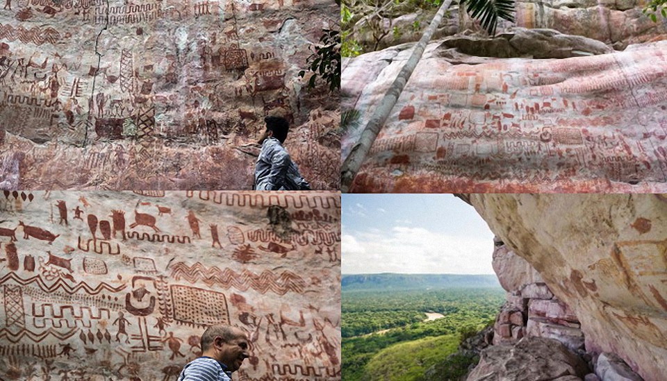 Descubren Capilla Sixtina de los reinos perdidos del Amazonas de 12,500 años de antigüedad en Colombia