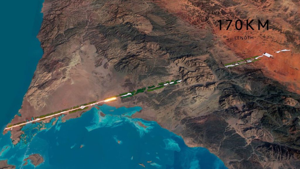 Arabia Saudita anuncia una ciudad de 170 km de extensión «sin automóviles, calles, ni emisiones de carbono»