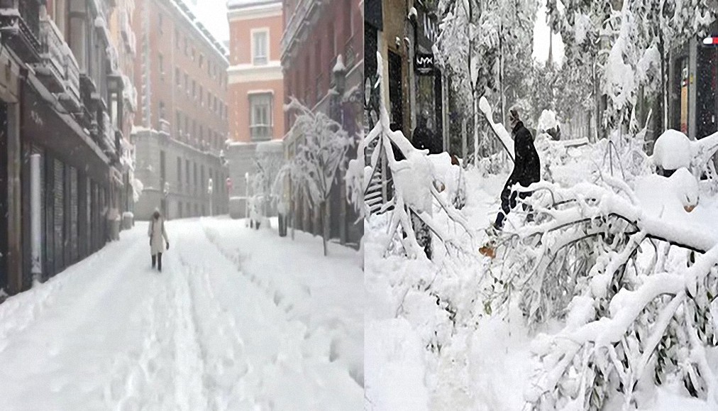 La nevada más intensa de los últimos 50 años en España