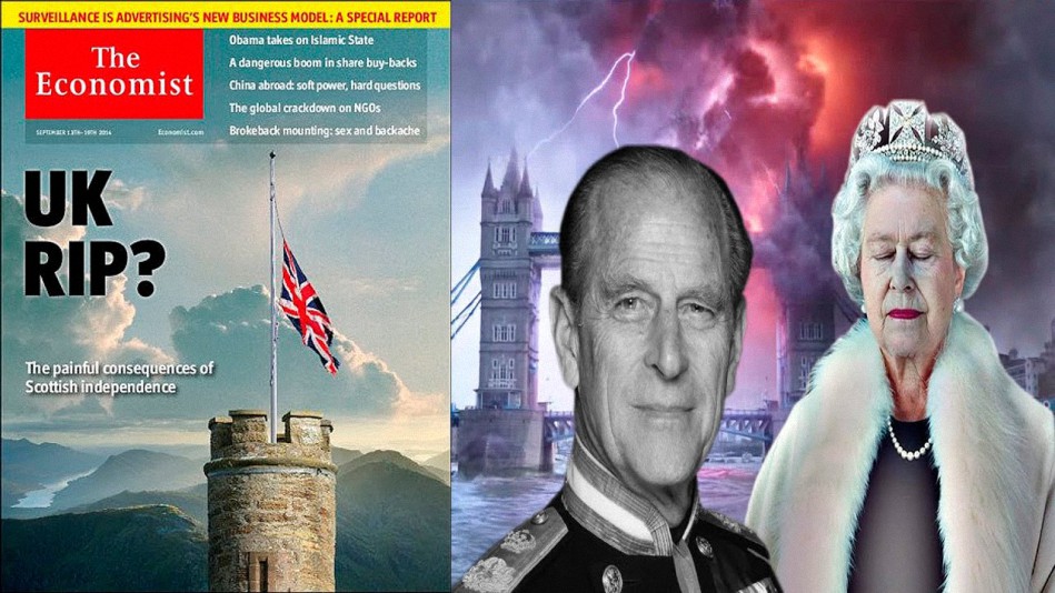 The Economist anunció el final del Duque de Edimburgo y la Reina Isabel II en Abril de 2021