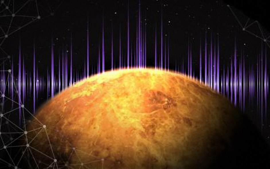 Detectan “una señal de radio de baja frecuencia” en la atmósfera de Venus