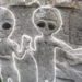 Antiguo relieve en piedra de miles de años de antigüedad representaría a «Alienígenas Grises»