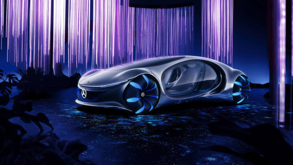 Mercedes-Benz presenta un coche futurista sin volante e inspirado en la película ‘Avatar’, que se maneja con la mente