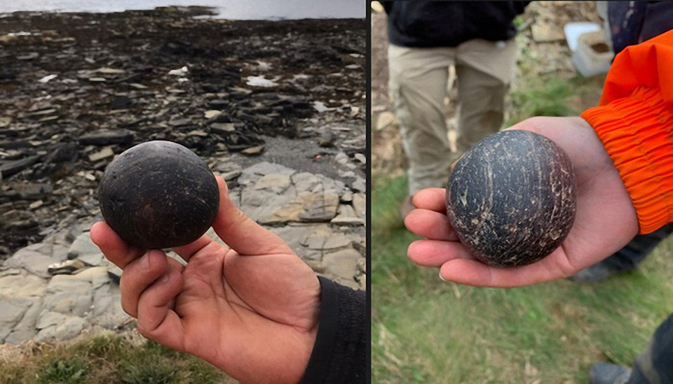 Arqueólogos hallan en Escocia dos misteriosas esferas de piedra dentro de una antigua pirámide