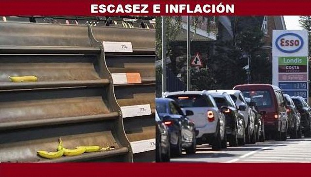 Escasez e inflación afectan a Inglaterra