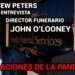 Director funerario John O’looney hace revelaciones de la Pandemia