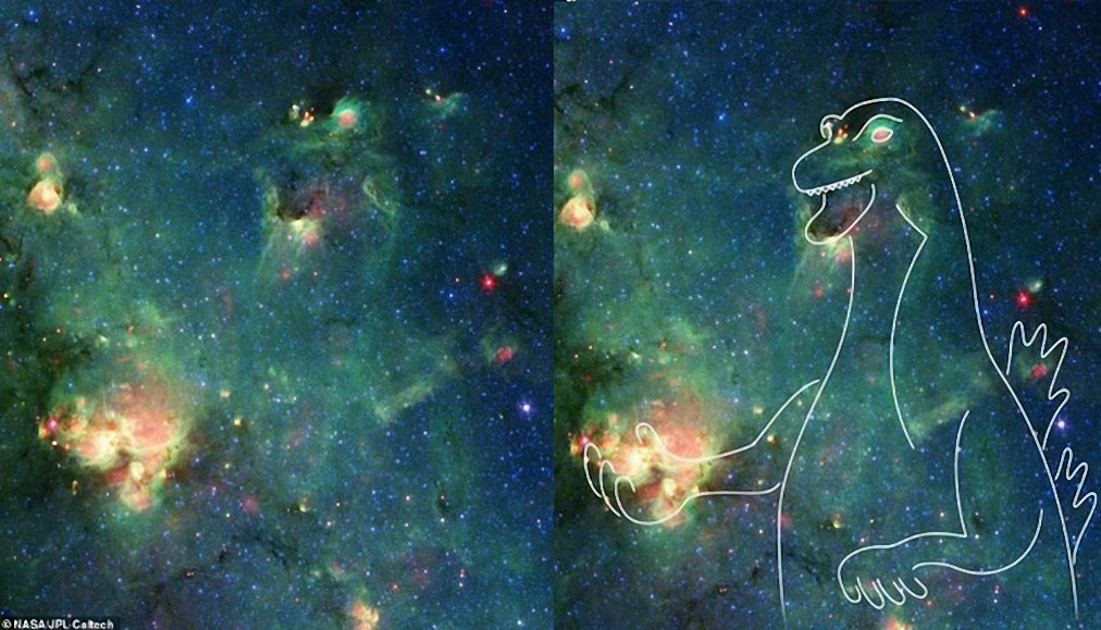 La NASA capta la imagen de un reptil (Godzilla) en nuestra galaxia