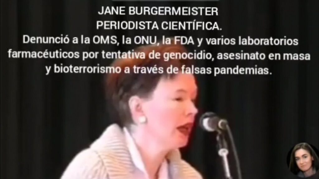 Jane Burgermeister denunció en 2009 a la OMS por la pandemia de gripe aviar