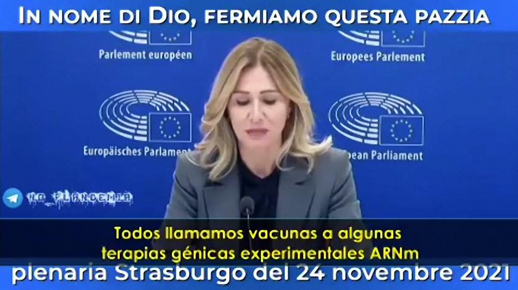 Diputada al Parlamento Europeo: “Llamamos «vacunas» a terapias génicas experimentales de ARNm»