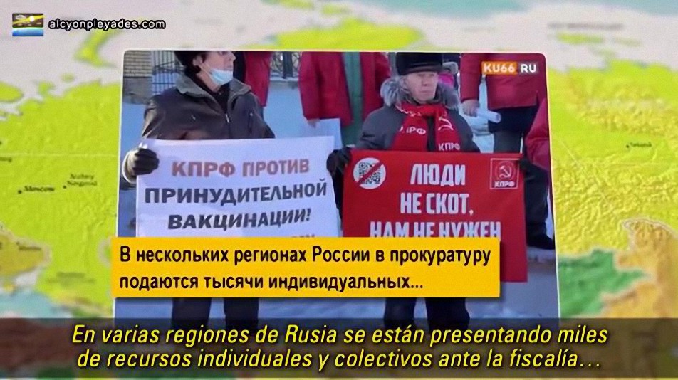 Rusia se levanta: Por los derechos y las libertades. ¡No a la vacuna!