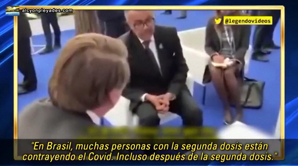 Jair Bolsonaro con el Presidente de la OMS: «la vacuna no previene el Covid»