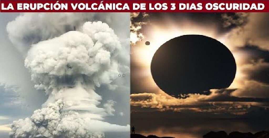 La erupción volcánica de los 3 dias de oscuridad