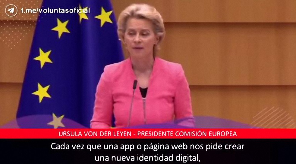 Ursula Von Der Leyen y su sistema de identidad digital para todos los europeos (ID 2020)