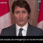 Justin Trudeau: «Aunque el bloqueo haya terminado la Ley de Emergencia se mantendrá»