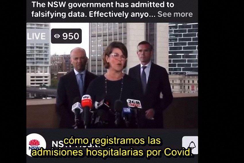 Nueva Gales del Sur (Australia) reconoce la farsa de los ingresos y las muertes por Covid