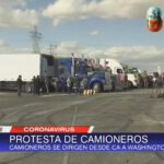 A los camioneros no los detiene nadie y van para Washington