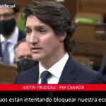 El convoy por la Libertad atropella a Justin Trudeau