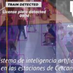 Inteligencia artificial, reconocimiento facial, trenes y seguridad