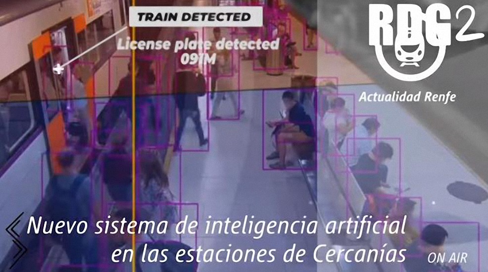 Inteligencia artificial, reconocimiento facial, trenes y seguridad