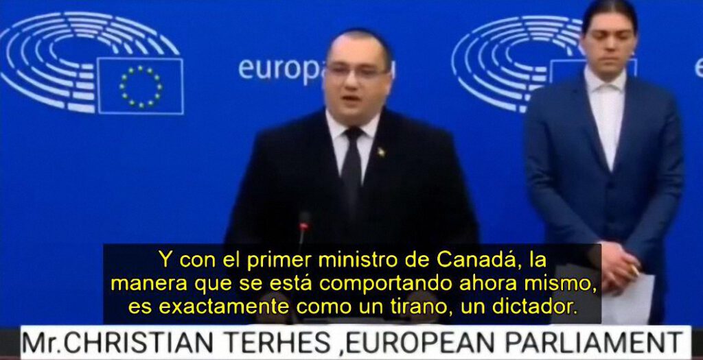 Christian Terhes Arremete Contra el Dictador Justin Trudeau