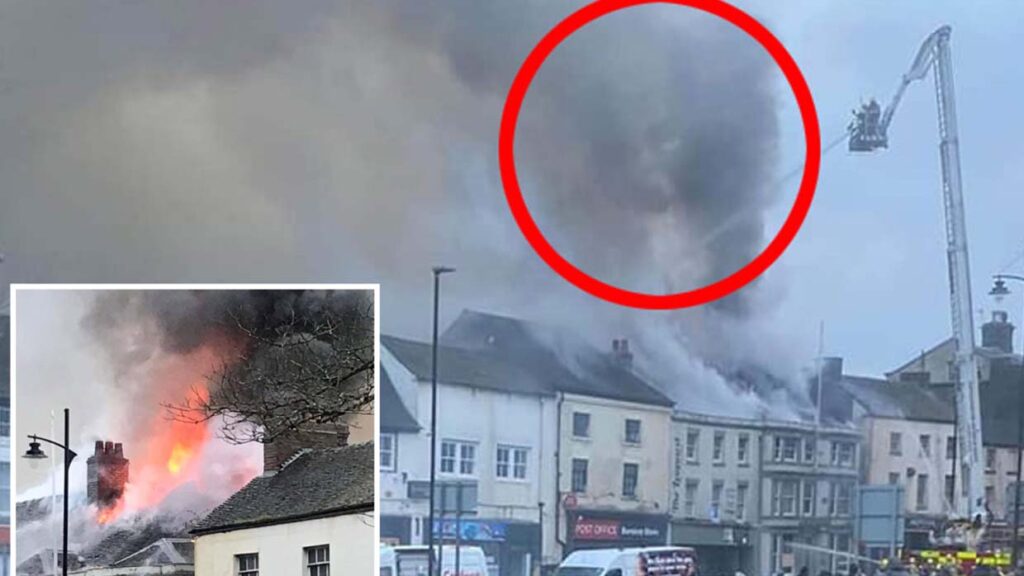 Fotografían caras demoníacas en el incendio de uno de los pubs más embrujados de Inglaterra