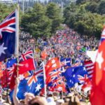 Enorme protesta del Freedom Convoy australiano contra la tiranía Covid