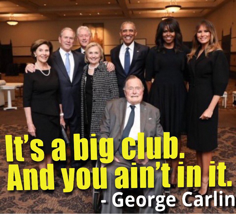 George Carlin: Es un gran club.. y tú no estás en él