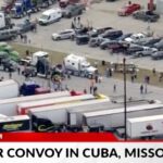 El ‘Convoy del Pueblo’ estadounidense llega a Missouri, en camino de llegar a las afueras de Washington, DC el próximo 5 de marzo