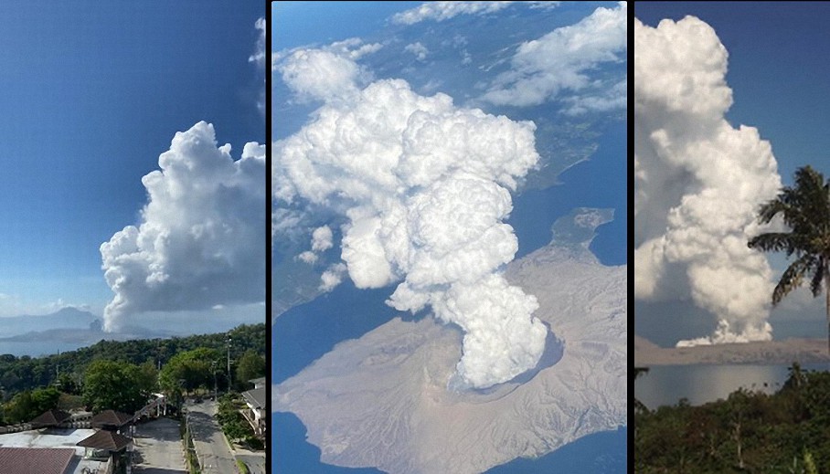 Volcán en Filipinas provoca una evacuación masiva por temor a posibles tsunami volcánico y corrientes de densidad piroclástica