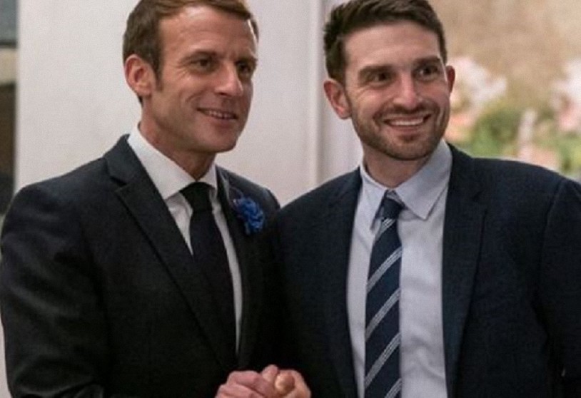 La foto de Soros con Macron: aquí mandan ellos