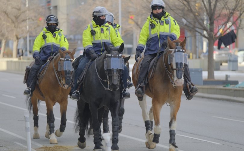 La policía canadiense monitoreó las cuentas de redes sociales de Tucker Carlson y otros periodistas durante Freedom Convoy