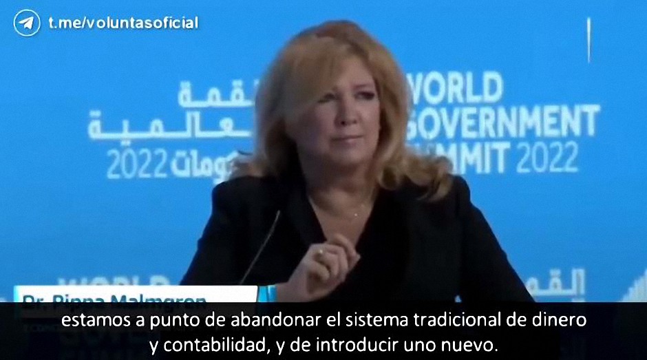 Cumbre del Gobierno Mundial: «Estamos a punto de abandonar el sistema tradicional de dinero y contabilidad»