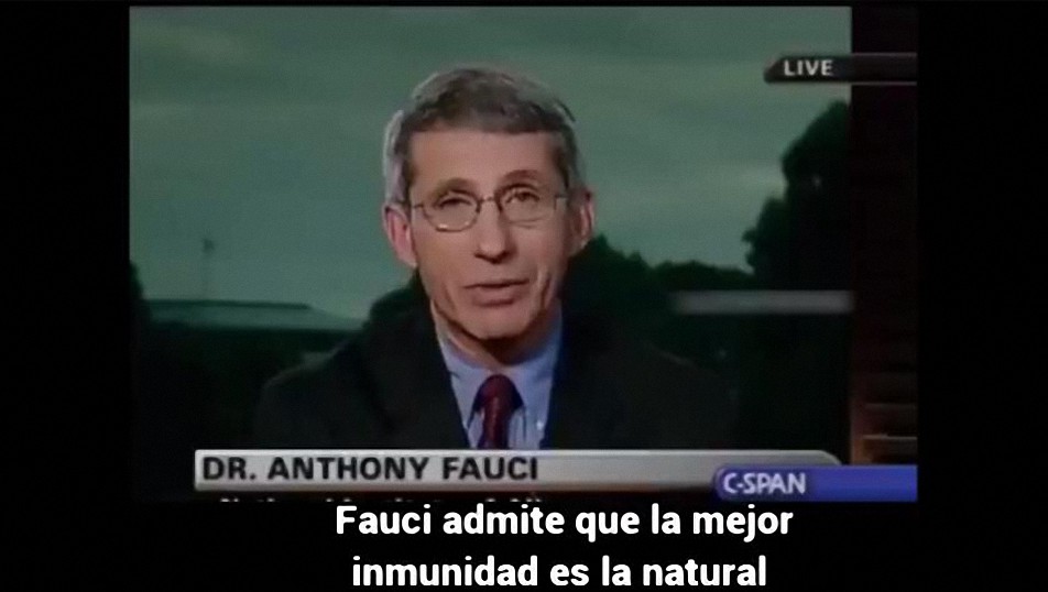 Fauci admite que la mejor inmunidad es la natural