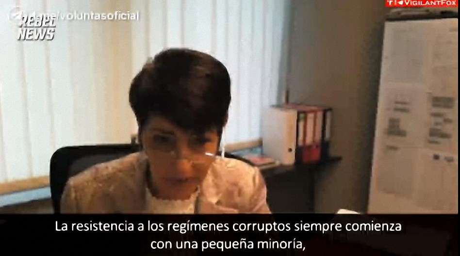 Christine Anderson (Europarlamentaria): «Ser parte de una ‘pequeña minoría marginal’ es de hecho un cumplido, porque te demuestra que tienes cerebro, y que lo usas para pensar por ti mismo»