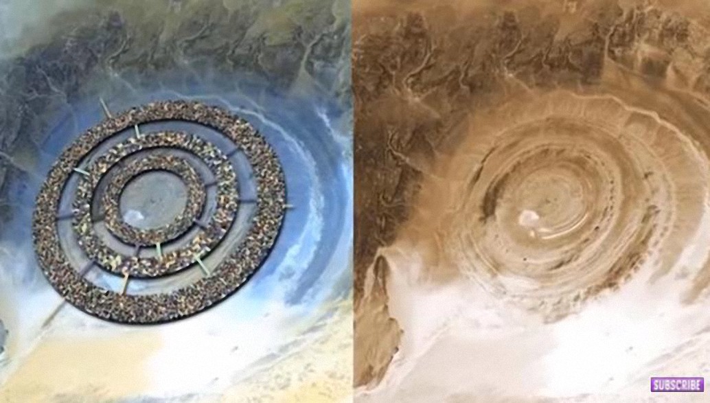 Atlántida Finalmente Descubierta: Estructura Richat El Ojo del Sahara