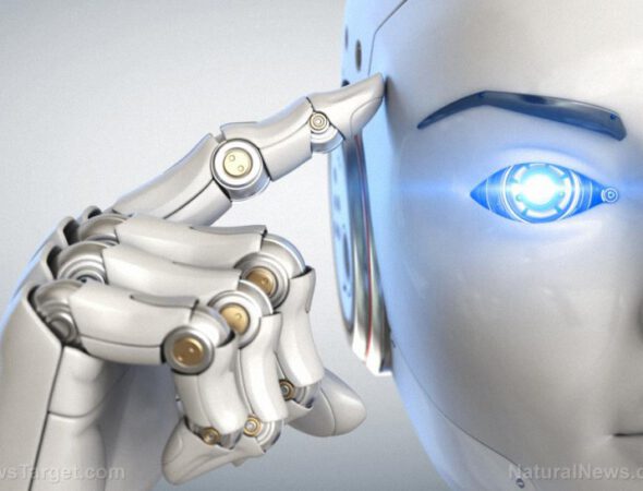 Artificial-Robot-Think-Data-Cyborg-Head-Smart
