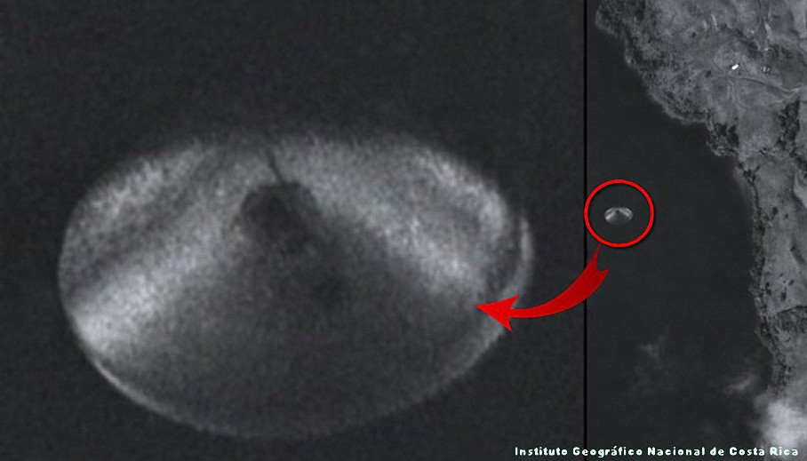 La mejor fotografía de un ovni real jamás tomada publicada por investigaciones sobre un lago en Costa Rica