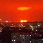 Fenómeno insólito: el cielo se tiñó de rojo sangre en China