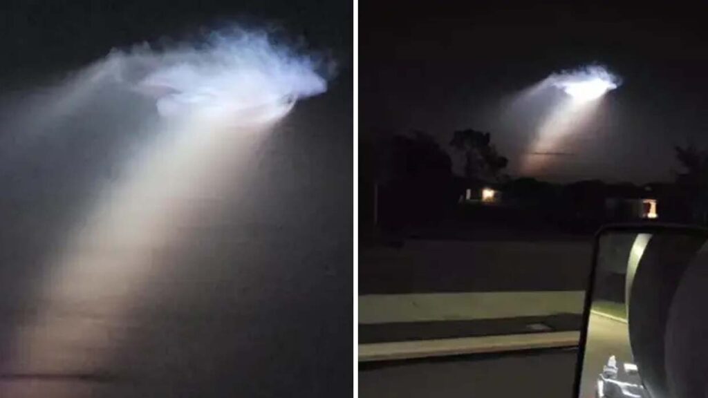 Graban un inquietante portal en el cielo durante la noche en Florida