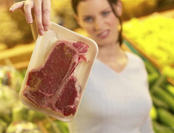 Woman-Hold-Packaged-Steak-Meat