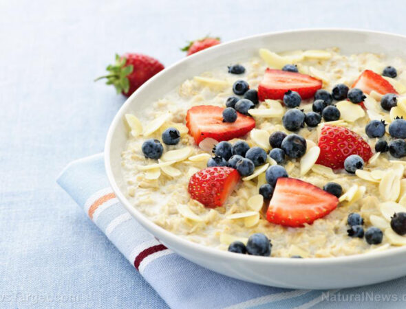 Oatmeal-Breakfast-Cereal-Berries