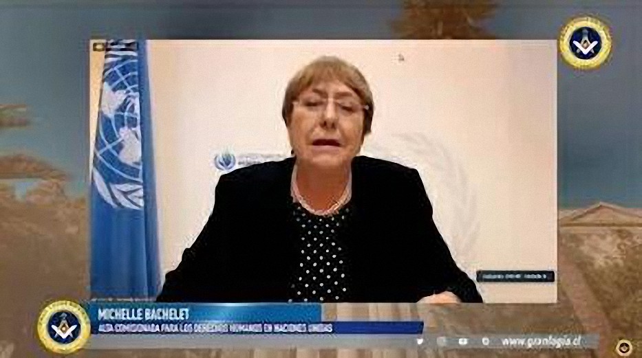 Bachelet: Una Nueva Era masónica en que todos estén vacunados