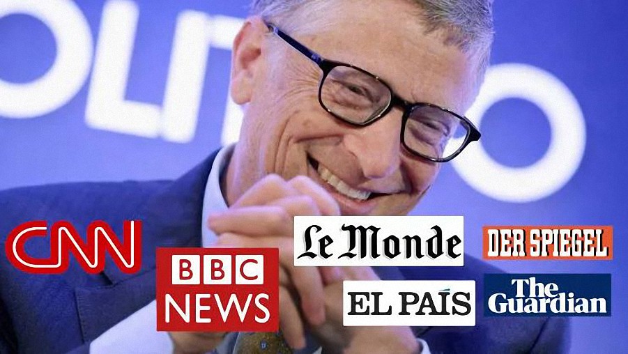 Bill Gates y un lobby de más de 300 millones de dólares para controlar medios de comunicación, fact-checkers y universidades