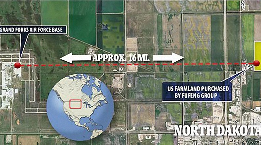 Las empresas vinculadas al régimen comunista de China poseen 192,000 acres agrícolas en EE. UU., compraron 300 acres en Dakota del Norte a 20 minutos de una base militar